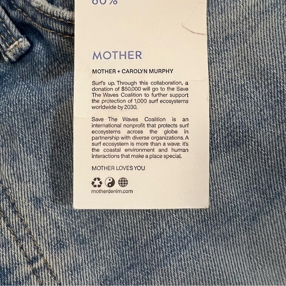 Mother Carolyn Murphy Cheeky Tomcat Shorts Limited Edition Women's Size 24 NWT - Picture 11 of 16